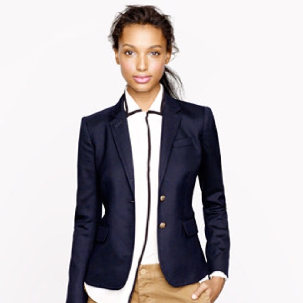 Navy J.Crew Schoolboy blazer